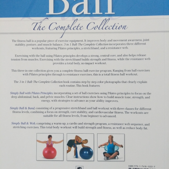 Balance Ball Trainer Exercise Book + Strap - Picture 4 of 6
